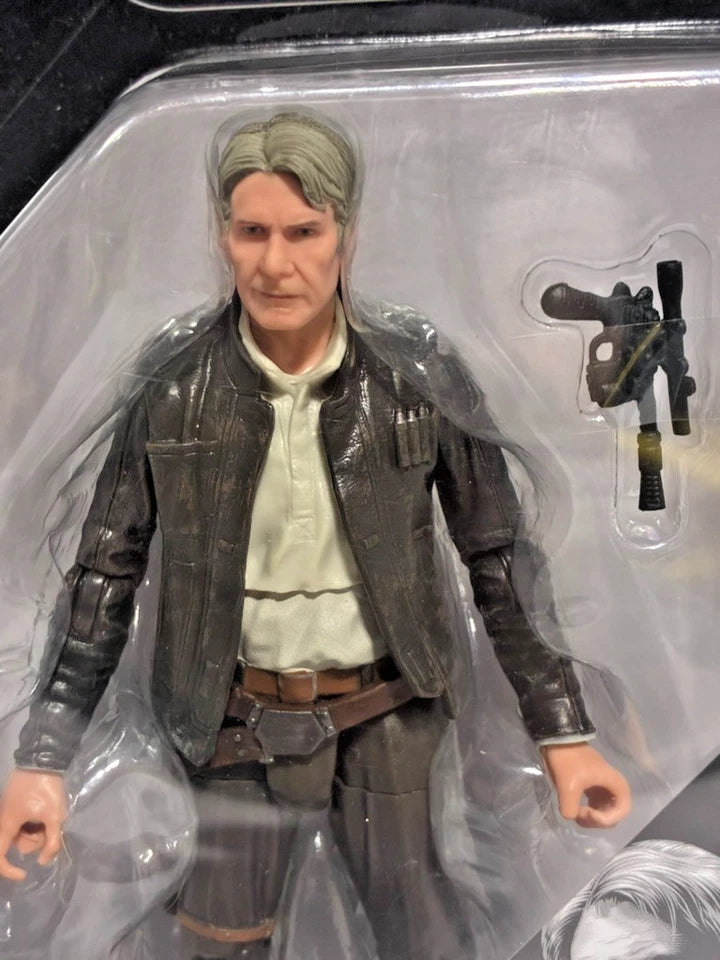Star Wars The Black Series Archive — Han Solo (The Force Awakens) | Photoreal Deco | 6-Inch Action Figure | Box Has Tear