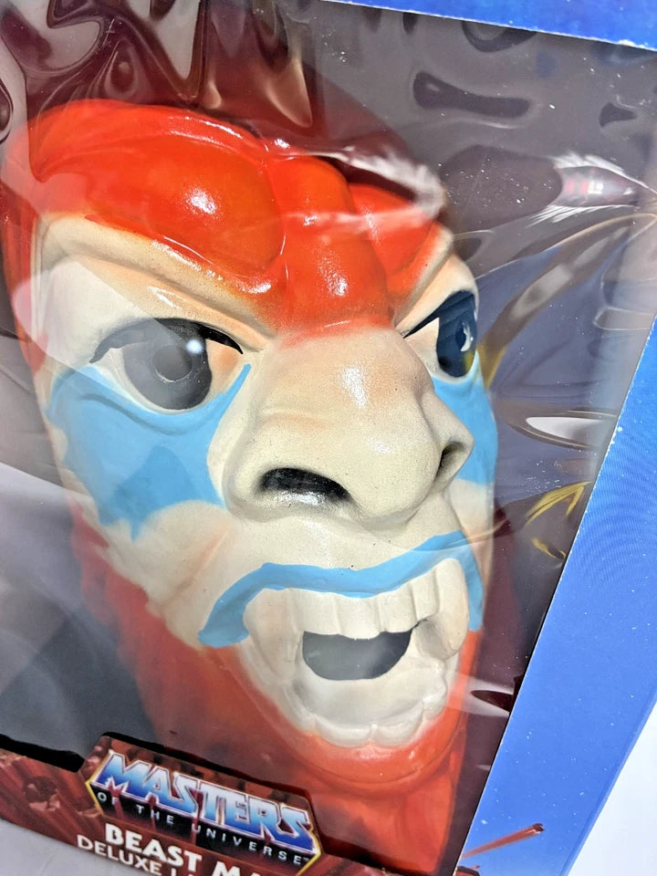 NECA Masters of the Universe — Beast Man Classic Deluxe Latex Mask | 40th Anniversary | Full-Head Pullover | New
