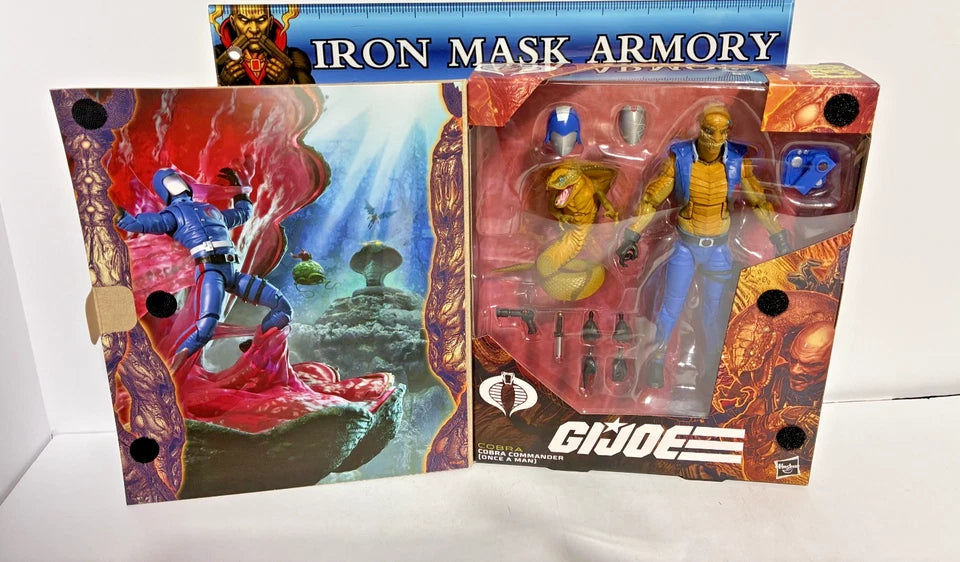 G.I. Joe Classified Series Cobra-La Bundle — Cobra Commander (Once A Man) #130 & Cobra-La Royal Guard #191
