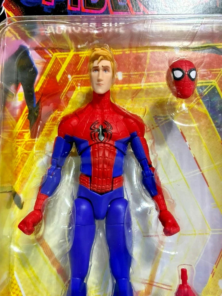 Marvel Legends Series — Peter Parker | Spider-Man: Into the Spider-Verse | 6-Inch Action Figure | New on Card