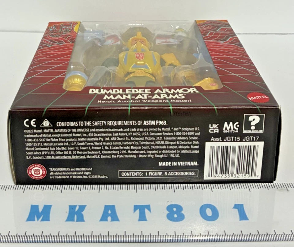 Masters of the Universe x Transformers — Bumblebee Armor Man-At-Arms | MOTU Origins 5.5-Inch Action Figure | Target Exclusive