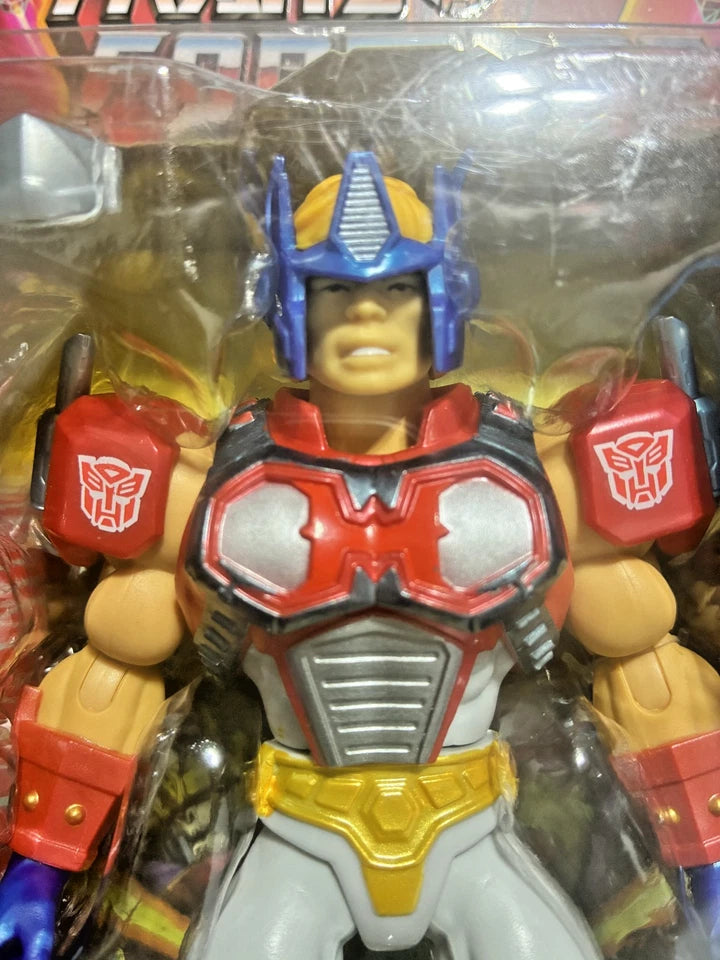 Masters of the Universe x Transformers Optimus Prime Armor He-Man | MOTU Origins Target Exclusive