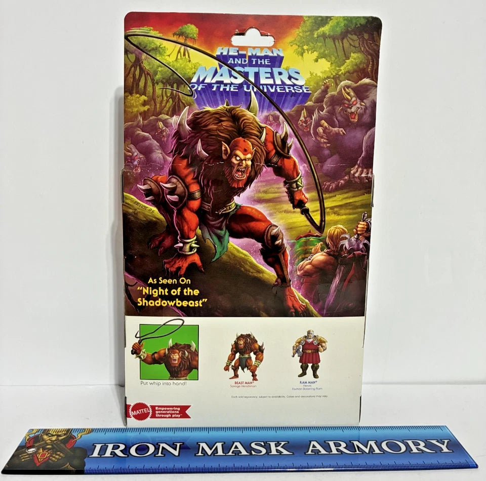 Masters of the Universe Origins — Cartoon Collection Beast Man (200X) | Deluxe 5.5-Inch Action Figure | New in Box