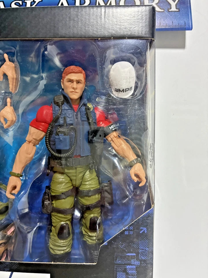 G.I. Joe Classified Series — Christopher "Law" Lavigne & Order #157 | Military Police K-9 Handler + German Shepherd | Deluxe 6-Inch Action Figure Set | New in Box