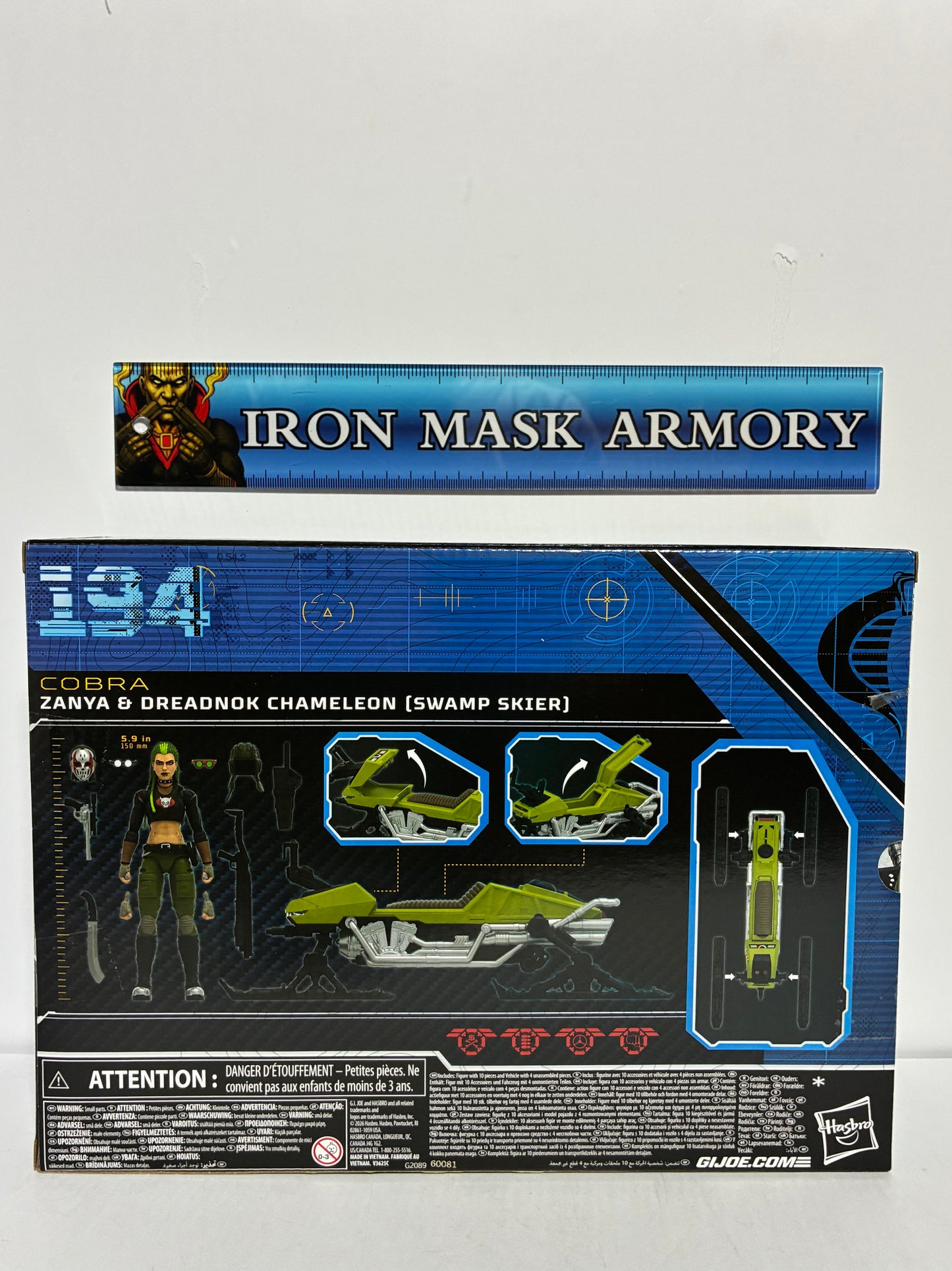 GI Joe Classified Series #194 — Zanya & Dreadnok Chameleon Swamp Skier (Fan Channel Exclusive)