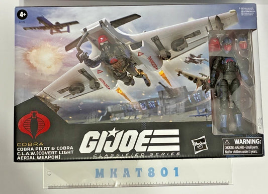 G.I. Joe Classified Cobra Pilot & C.L.A.W. #152 — Hasbro Pulse Exclusive