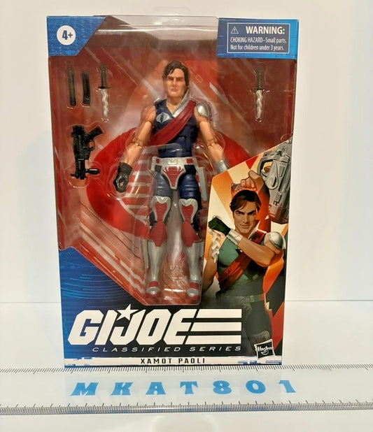 G.I. Joe Classified Series — Xamot Paoli #45 | Cobra Crimson Guard Commander | 6-Inch Action Figure | New in Box