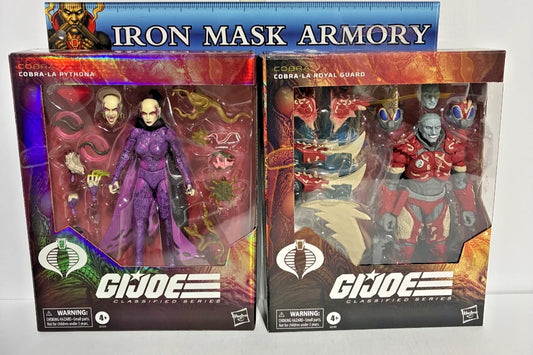 G.I. Joe Classified Series Cobra-La Bundle — Pythona #172 (NYCC/Pulse Exclusive) & Cobra-La Royal Guard #191