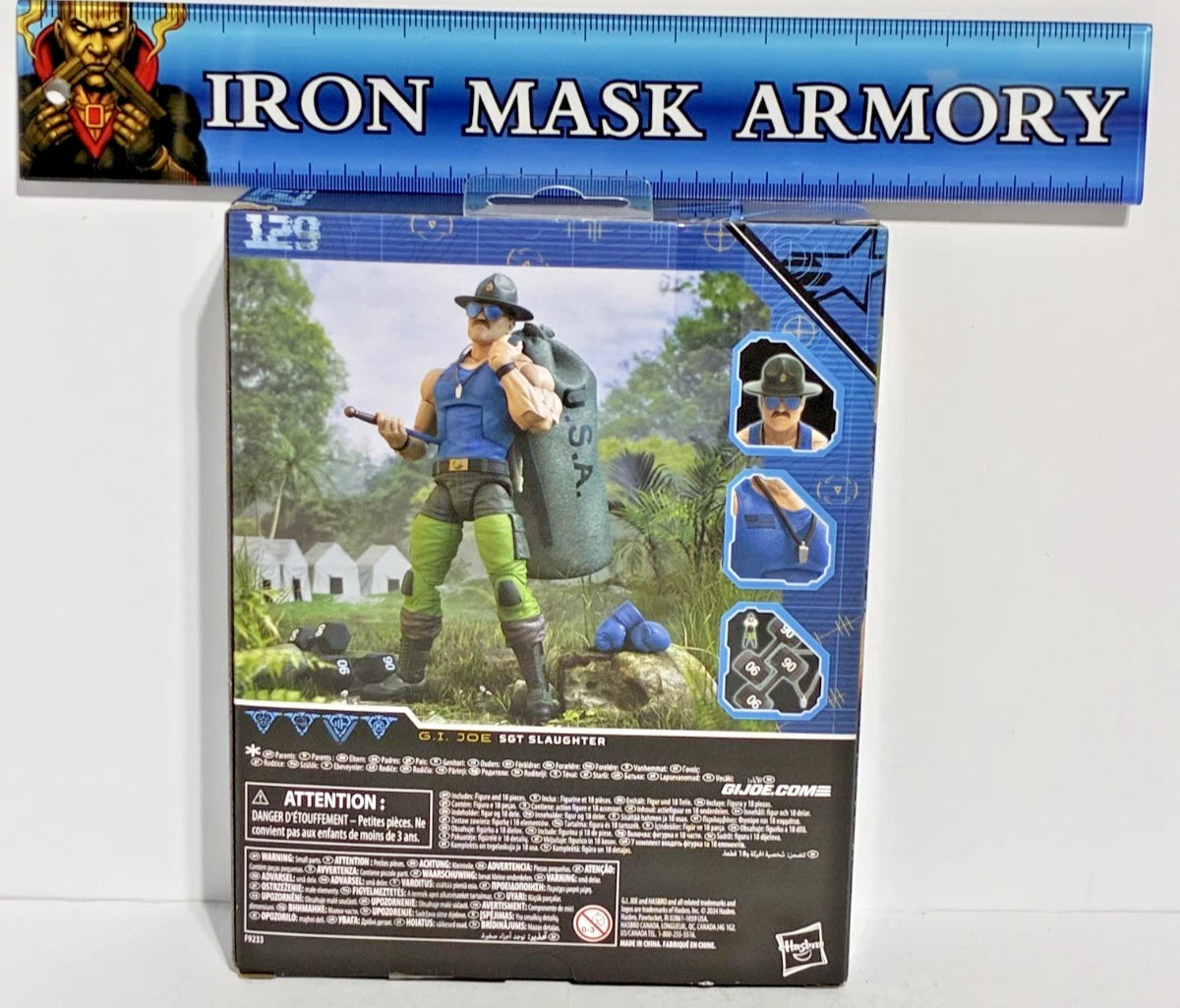G.I. Joe Classified Series Bundle — Mad Marauders Sgt. Slaughter #129 & Nemesis Immortal #140 — Both Hasbro Pulse Exclusive