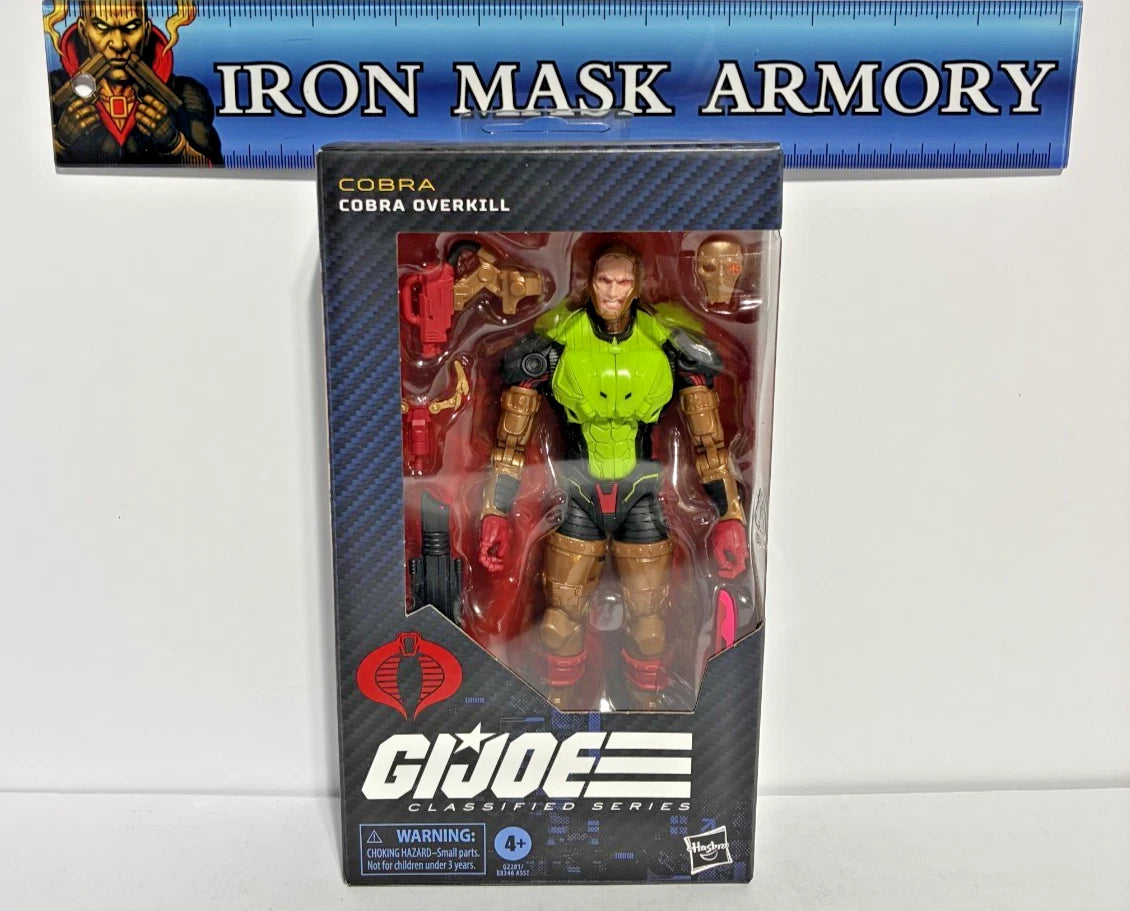 G.I. Joe Classified Series #201 Cobra Overkill 6-Inch Action Figure — B.A.T. Commander