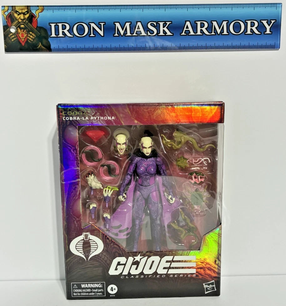 G.I. Joe Classified Series Cobra-La Bundle — Cobra Commander (Once A Man) #130, Nemesis Immortal #140, Pythona #172 & Cobra-La Royal Guard #191 — 4-Figure Set