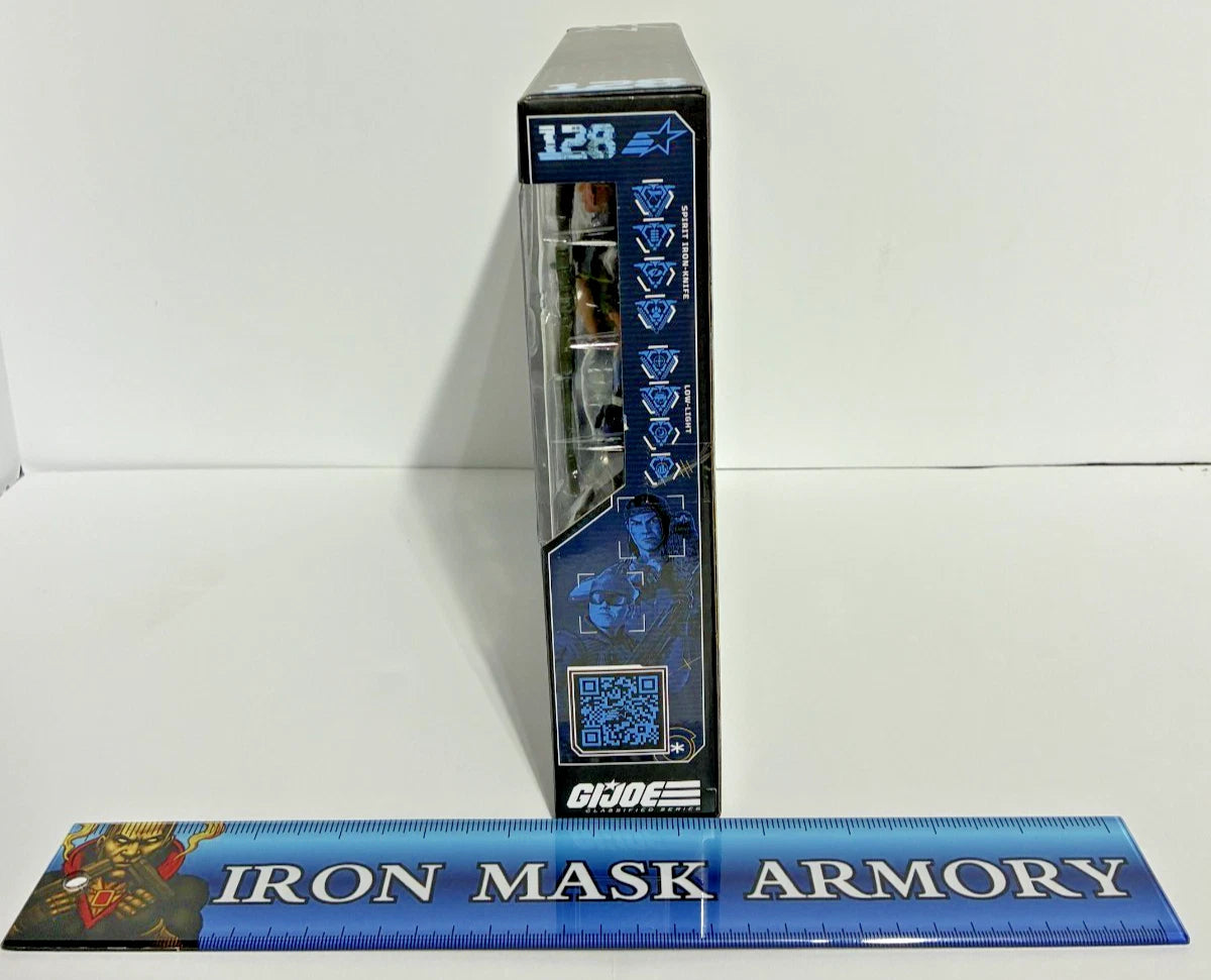 G.I. Joe Classified Series Mad Marauders Bundle — Sgt. Slaughter #129 · Low-Light & Spirit Iron-Knife #128 · Barbecue #58 — 4-Figure Set