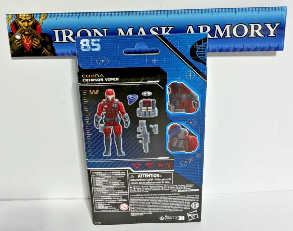 G.I. Joe Classified Series #85 Cobra Crimson Viper 6-Inch Action Figure — Cobra Troop Builder