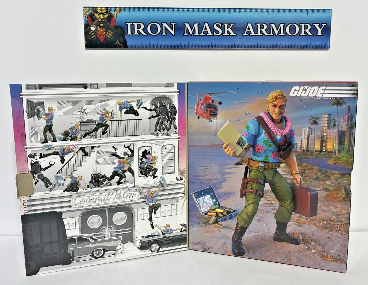 G.I. Joe Classified Series #75 Philip "Chuckles" Provost — SDCC 2023 Exclusive — 14-Accessory Deep Cover Set