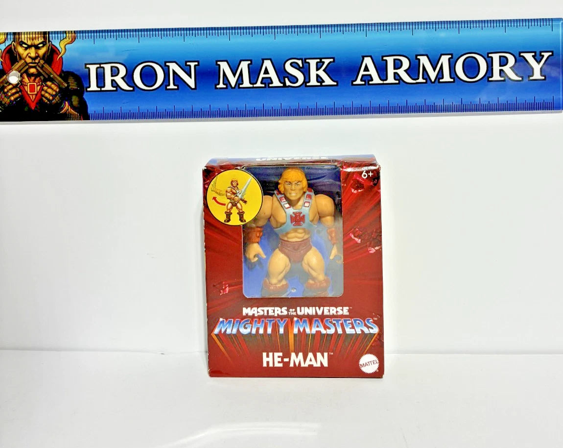 Masters of the Universe Mighty Masters 3.25" Action Figure Complete Set of 4 — He-Man, Skeletor, Man-At-Arms & Beast Man — Walmart Exclusive