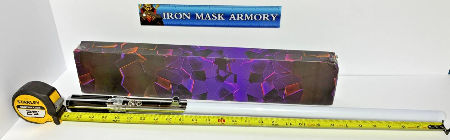 Anakin Skywalker RGB Lightsaber Replica — Metal Hilt, Multi-Color Blade, Sound Effects — Star Wars Episode III Inspired
