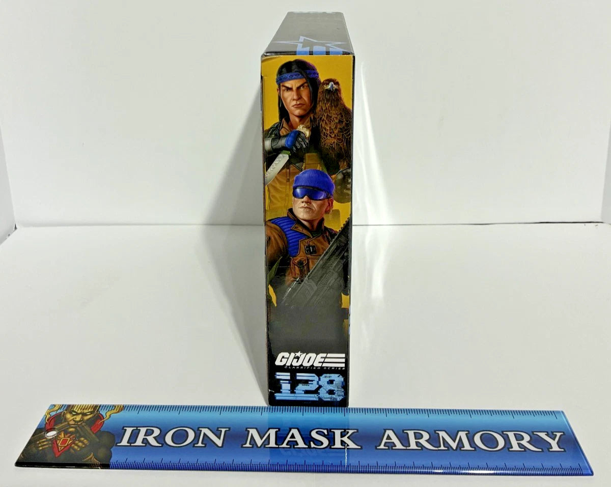 G.I. Joe Classified Series Mad Marauders Bundle — Sgt. Slaughter #129 · Low-Light & Spirit Iron-Knife #128 · Barbecue #58 — 4-Figure Set