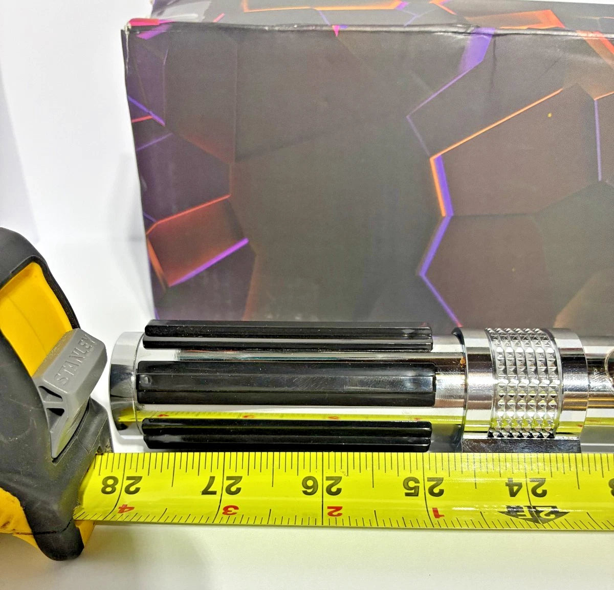 Anakin Skywalker RGB Lightsaber Replica — Metal Hilt, Multi-Color Blade, Sound Effects — Star Wars Episode III Inspired