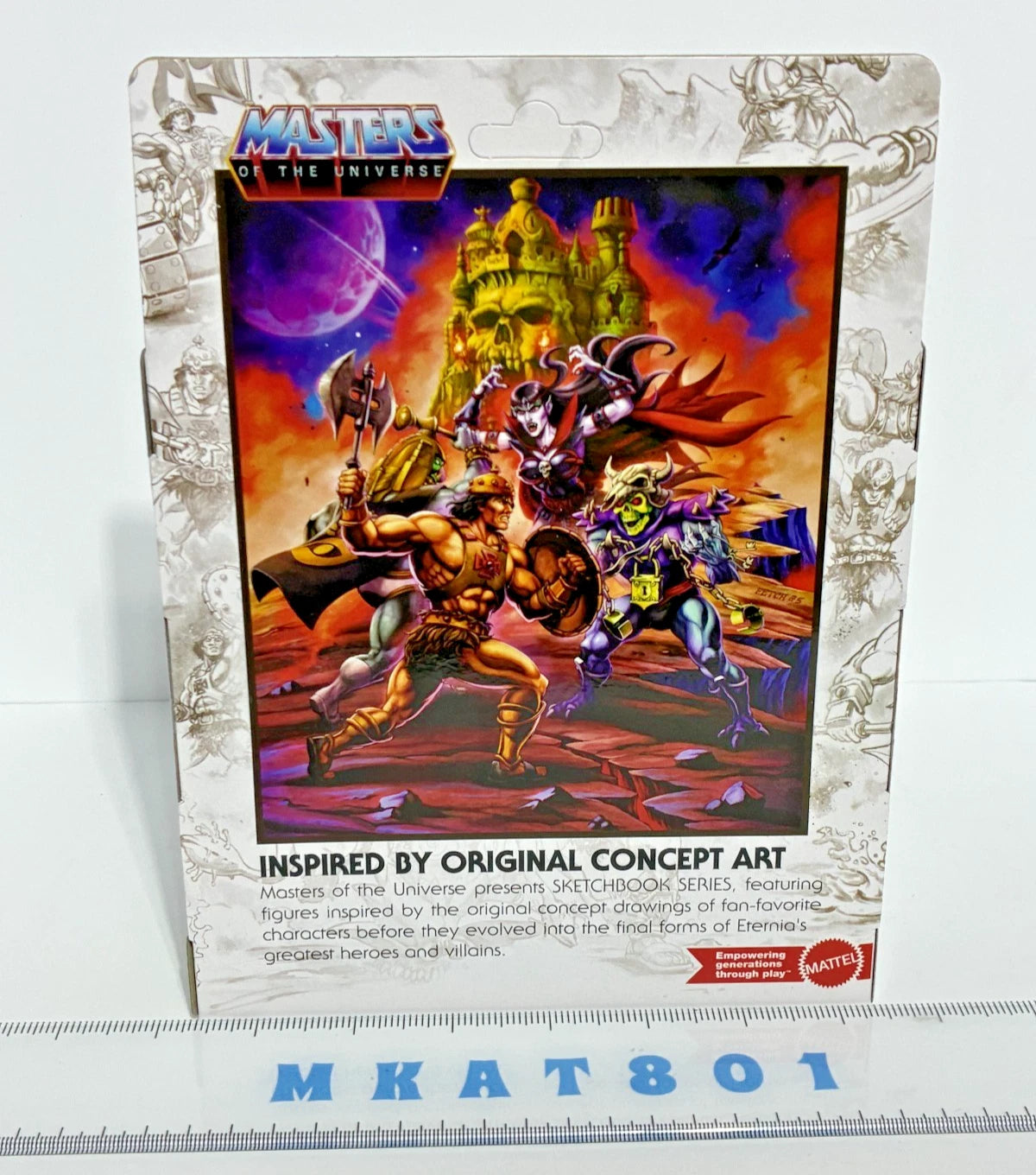 Masters of the Universe Origins Sketchbook Series He-Man (Musclor) 5.5" Action Figure — Unpunched Card — Target Exclusive