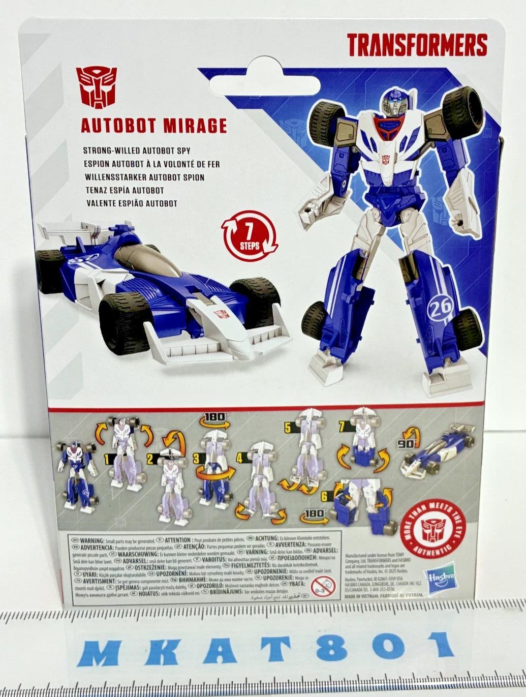 Transformers Authentics Alpha Autobot Mirage 7-Inch Converting Action Figure