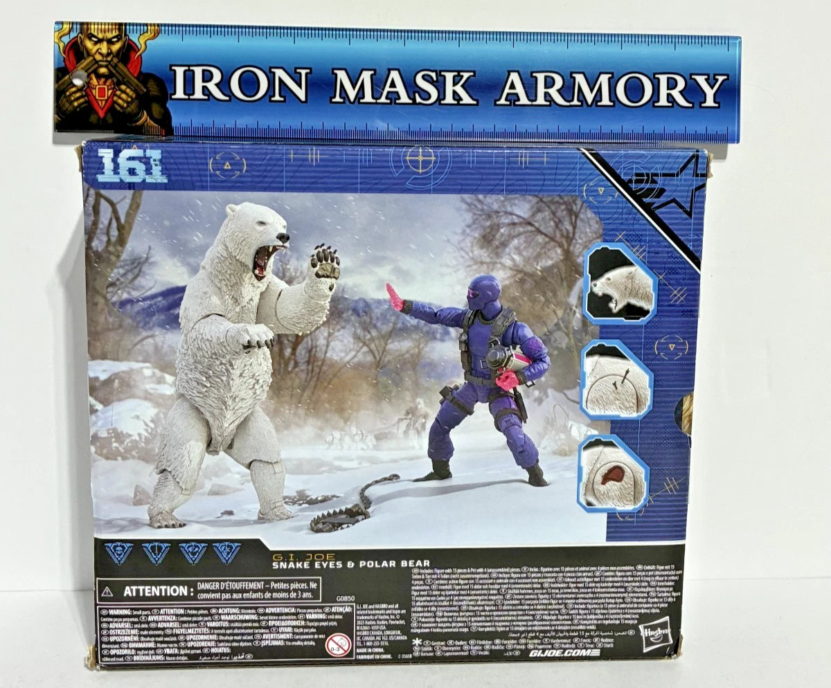 G.I. Joe Classified Series #161 Snake Eyes & Polar Bear Deluxe Figure Set — M.A.S.S. Device Collection