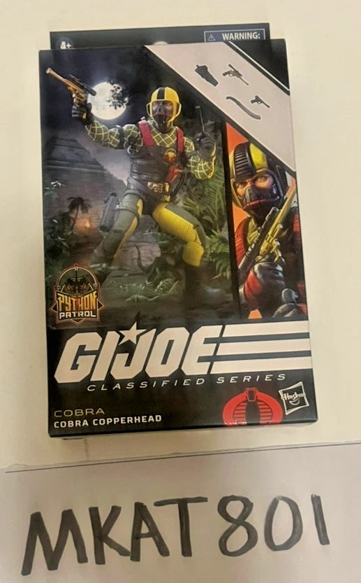 G.I. Joe Classified Series — Python Patrol Cobra Copperhead #96 | Target Exclusive | 6-Inch Action Figure | New in Box