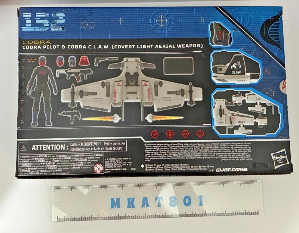 G.I. Joe Classified Cobra Pilot & C.L.A.W. #152 — Hasbro Pulse Exclusive