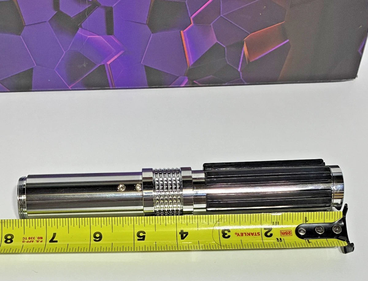 Anakin Skywalker RGB Lightsaber Replica — Metal Hilt, Multi-Color Blade, Sound Effects — Star Wars Episode III Inspired