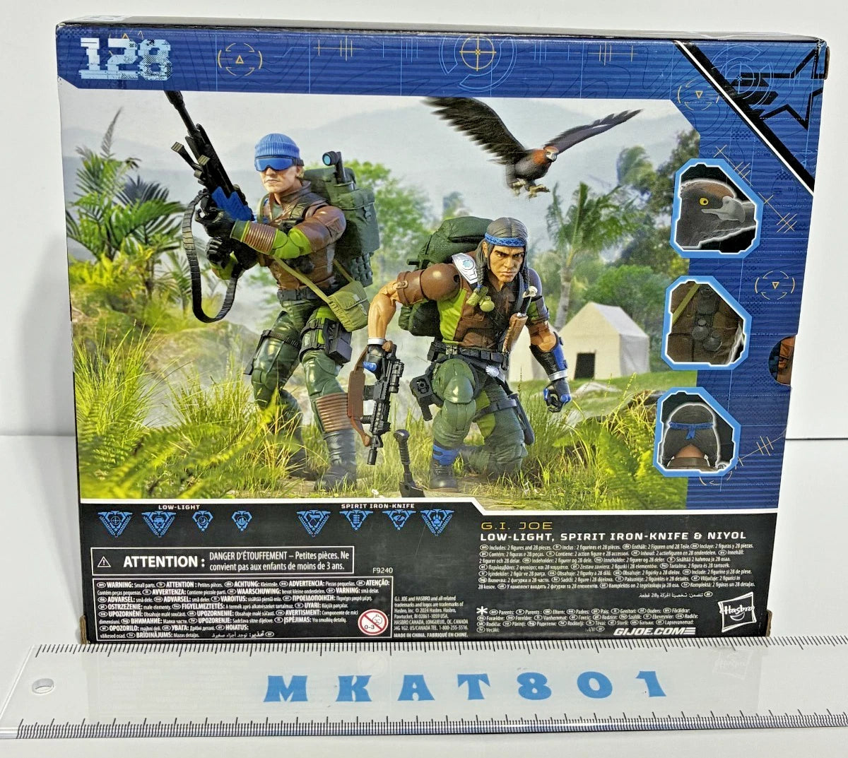 G.I. Joe Classified Series #128 Mad Marauders Low-Light, Spirit Iron-Knife & Niyol — Hasbro Pulse Exclusive