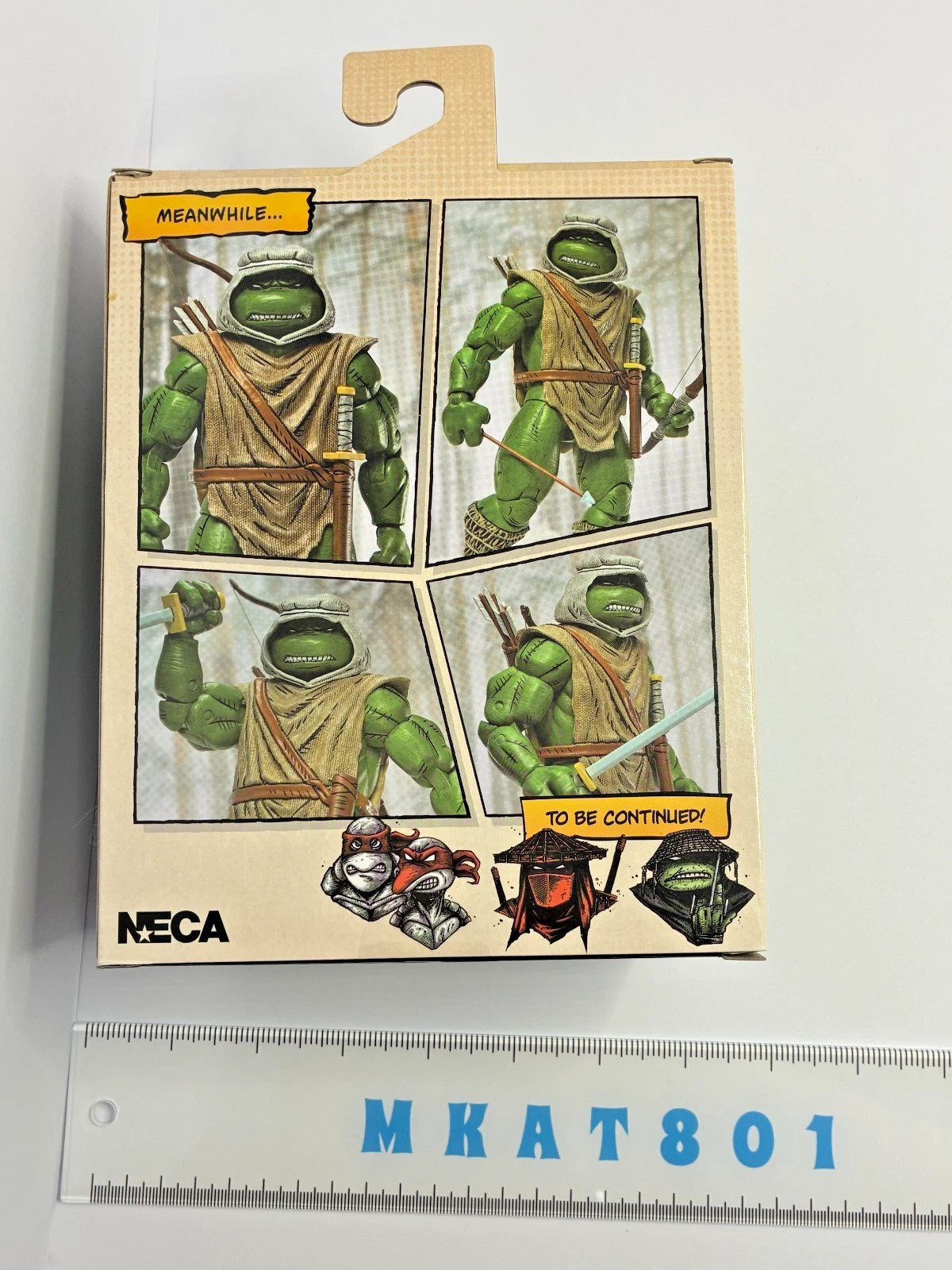 NECA TMNT Mirage Comics Hunter Leonardo 7-Inch Action Figure — Issue #11 — Target Exclusive