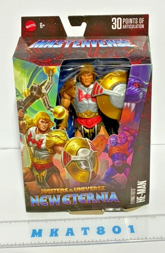 Masters of the Universe Masterverse — Flying Fists He-Man | New Eternia 7-Inch Action Figure | Box Damaged