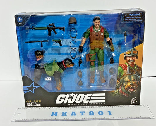 G.I. Joe Classified Series #113 Mutt & Junkyard 6-Inch Action Figure & Pet Set