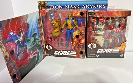 G.I. Joe Classified Series Cobra-La Bundle — Cobra Commander (Once A Man) #130 & Cobra-La Royal Guard #191
