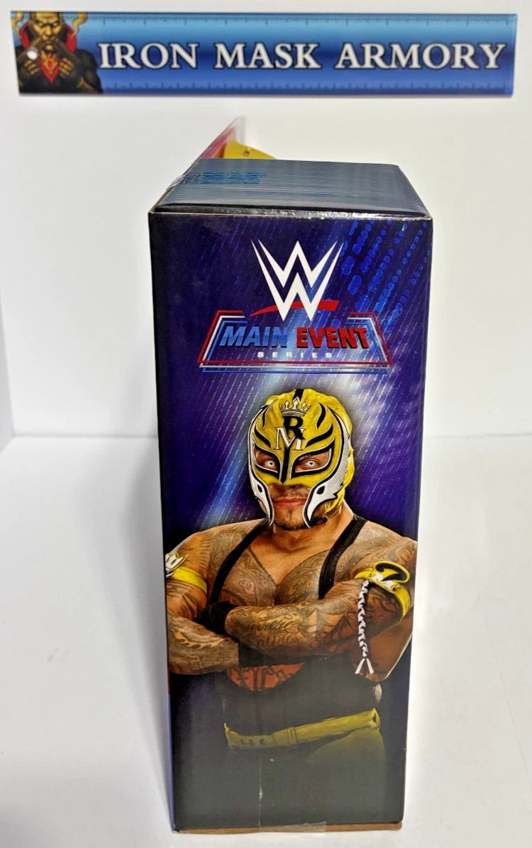 WWE Rey Mysterio Special Edition Role Play Set — Main Event Figure & Kid-Size Wearable Mask — Mattel 2025