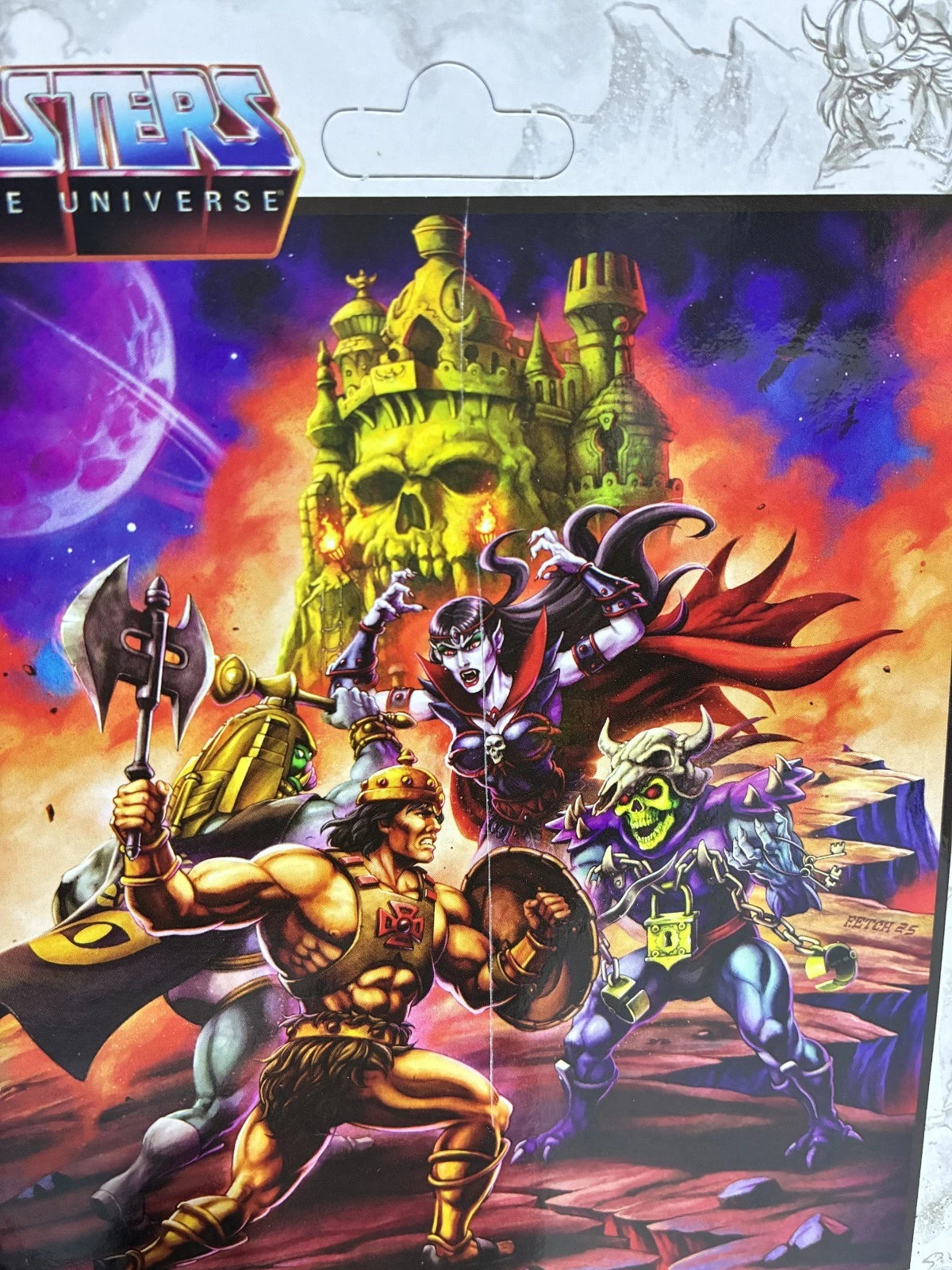 Masters of the Universe Origins Sketchbook Series Bundle — He-Man (Musclor) & Man-E-Faces — Both Target Exclusive