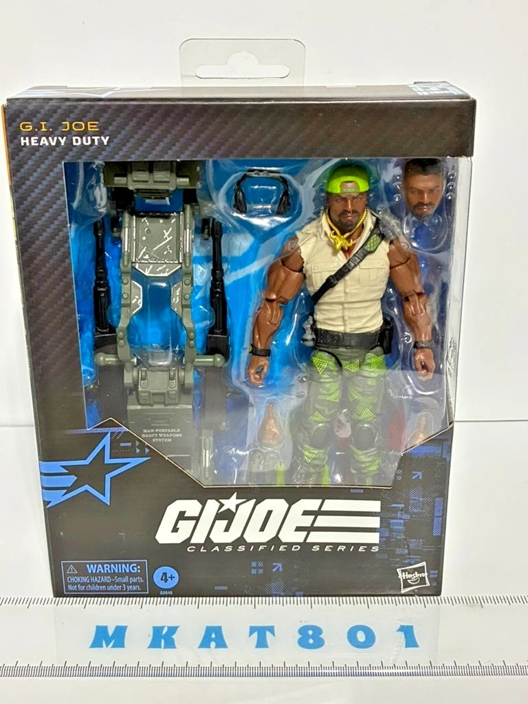 G.I. Joe Classified Series — Heavy Duty with Man-Portable Heavy Weapons System #150 | Deluxe 6-Inch Action Figure | 30 Accessories