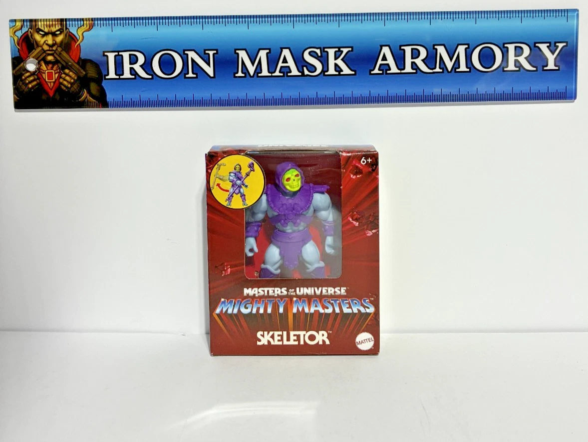 Masters of the Universe Mighty Masters 3.25" Action Figure Complete Set of 4 — He-Man, Skeletor, Man-At-Arms & Beast Man — Walmart Exclusive