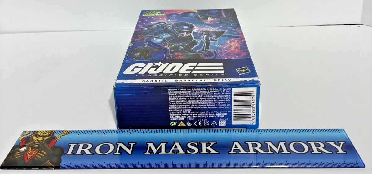 G.I. Joe Classified Series Mad Marauders Bundle — Sgt. Slaughter #129 · Low-Light & Spirit Iron-Knife #128 · Barbecue #58 — 4-Figure Set