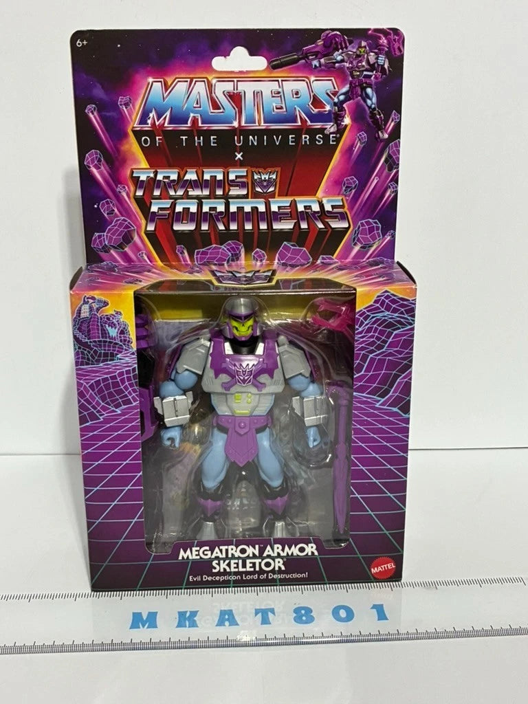 Masters of the Universe x Transformers — Megatron Armor Skeletor | MOTU Origins 5.5-Inch Action Figure | Target Exclusive