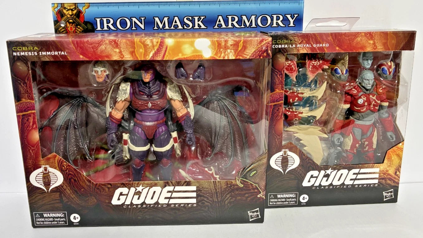 G.I. Joe Classified Series Cobra-La Bundle — Nemesis Immortal #140 (Pulse Exclusive) & Cobra-La Royal Guard #191