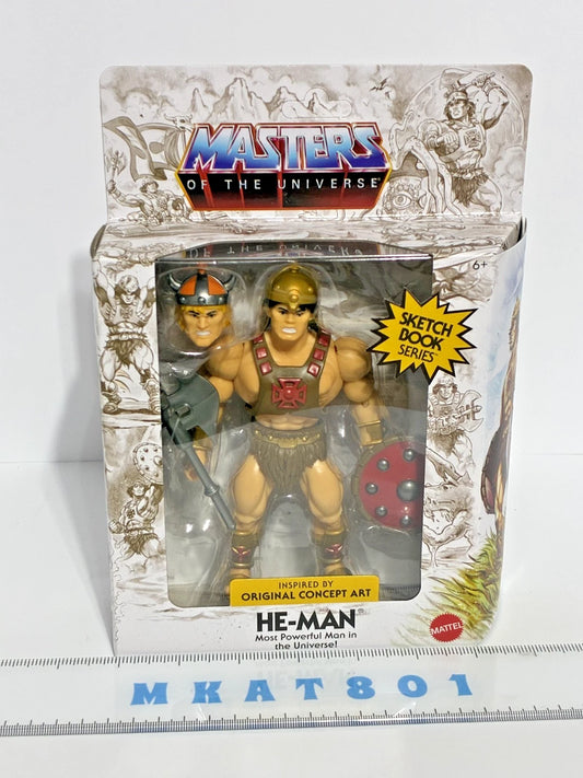 Masters of the Universe Origins Sketchbook Series He-Man (Musclor) 5.5" Action Figure — Unpunched Card — Target Exclusive