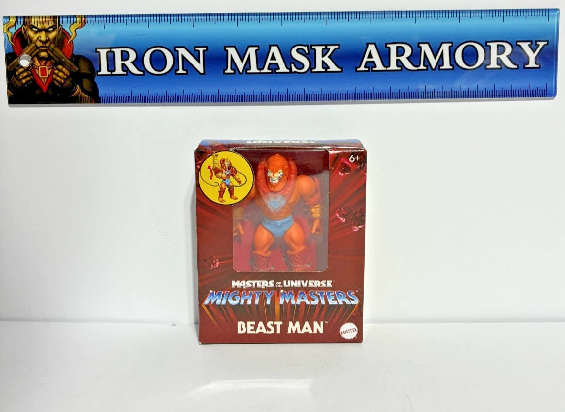 Masters of the Universe Mighty Masters 3.25" Action Figure Complete Set of 4 — He-Man, Skeletor, Man-At-Arms & Beast Man — Walmart Exclusive