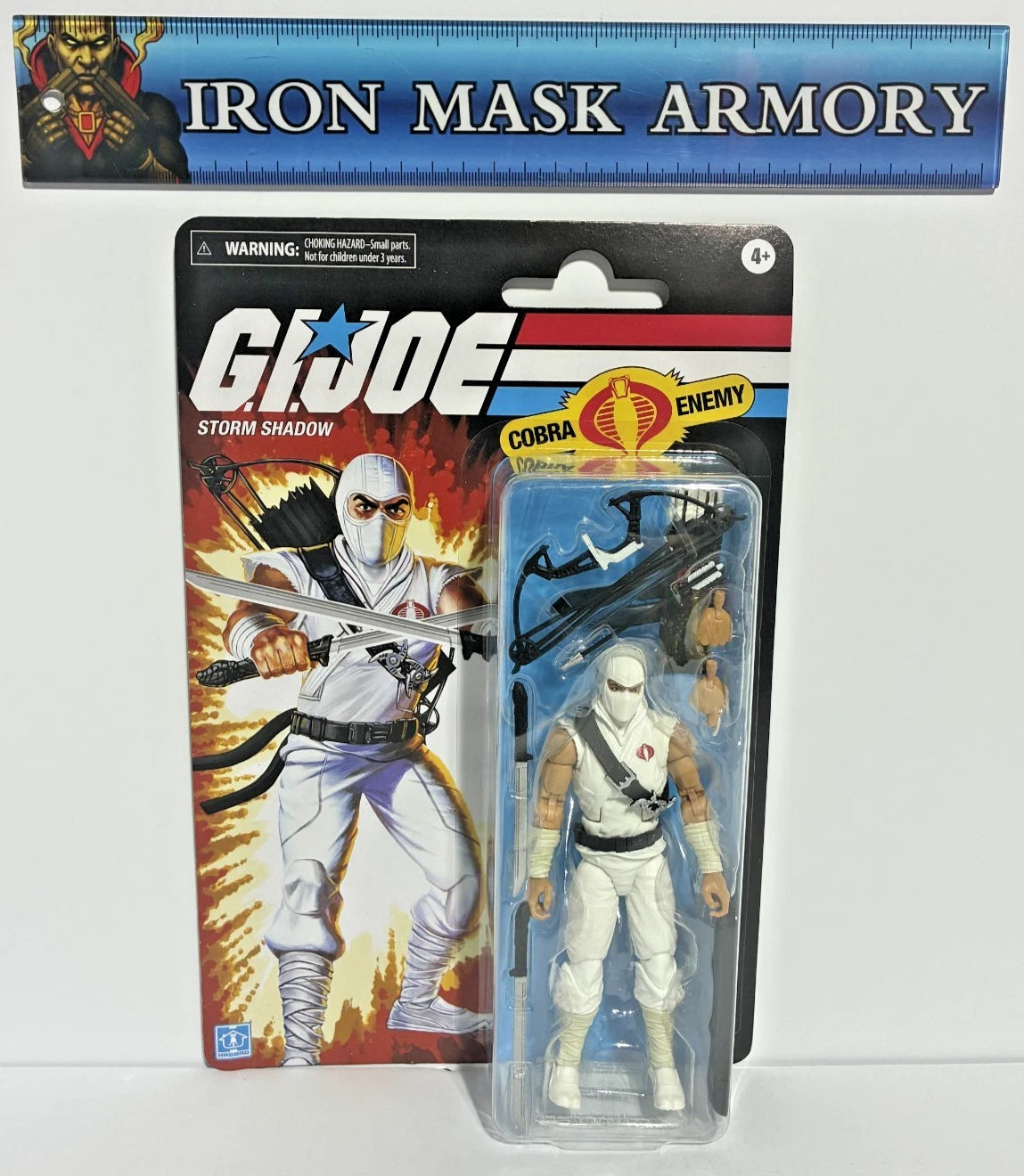 G.I. Joe Classified Series Retro Cardback Storm Shadow 6-Inch Action Figure — Walmart Exclusive