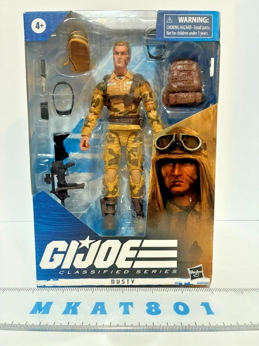 G.I. Joe Classified Series — Dusty #49 | Desert Trooper Environmental Specialist | 6-Inch Action Figure | New in Box