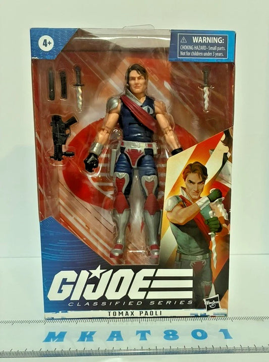 G.I. Joe Classified Series — Tomax Paoli #44 | Cobra Crimson Guard Commander | 6-Inch Action Figure | New in Box