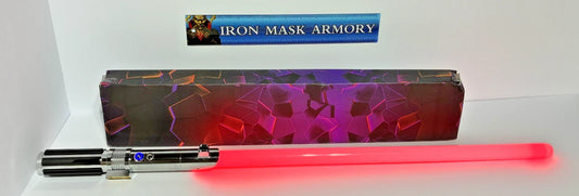 Anakin Skywalker RGB Lightsaber Replica — Metal Hilt, Multi-Color Blade, Sound Effects — Star Wars Episode III Inspired