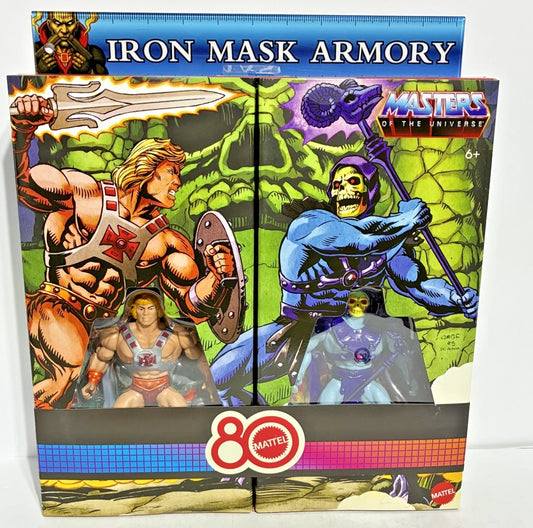 Masters of the Universe Origins — Retro Punching He-Man & Skeletor | Mattel 80th Anniversary 2-Pack | Target Exclusive | New in Box