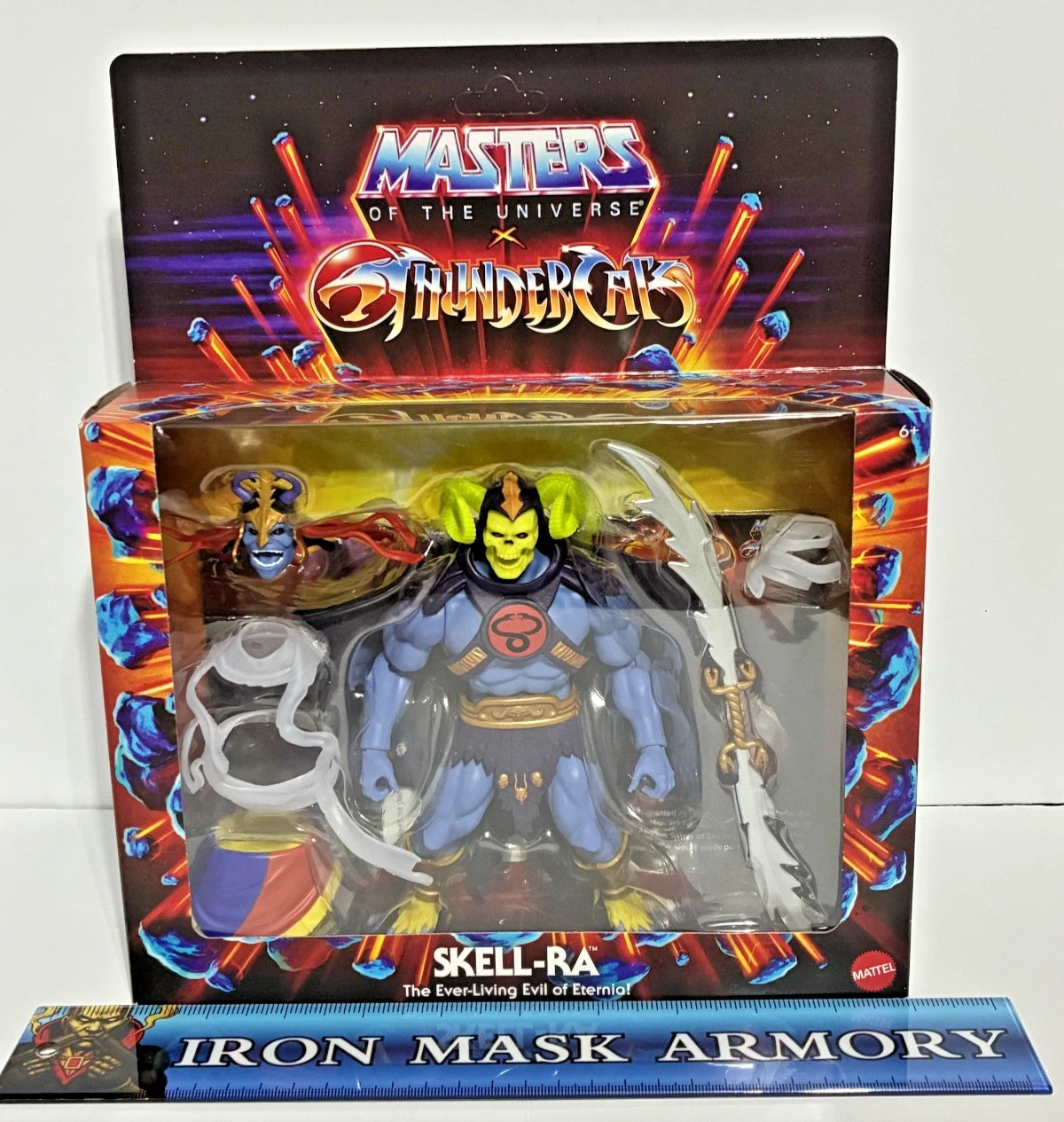 Masters of the Universe Origins x ThunderCats — Skell-Ra (Skeletor & Mumm-Ra) | Ever-Living Evil of Eternia | 5.5-Inch Deluxe Action Figure | New in Box