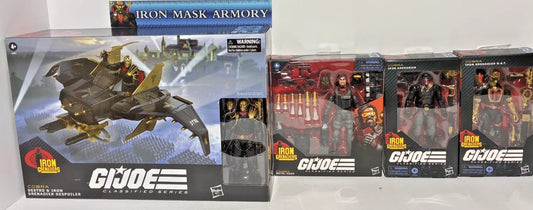 G.I. Joe Classified Series — Iron Grenadiers Bundle | Destro & Despoiler #203, Iron Grenadier #132, B.A.T. #173, Metal-Head #118