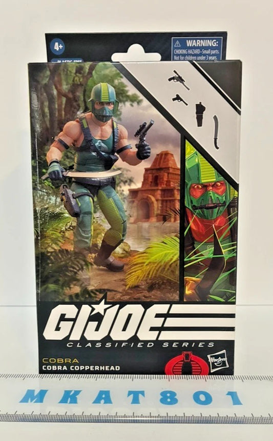 G.I. Joe Classified Series — Cobra Copperhead #72 | Water Moccasin Pilot | 6-Inch Action Figure | New in Box